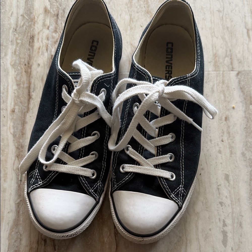 Converse Low Profile Chuck Taylor Black and White Sneakers